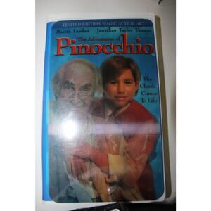 Adventures Of Pinocchio (VHS, Clamshell) Magic Action Art Cover